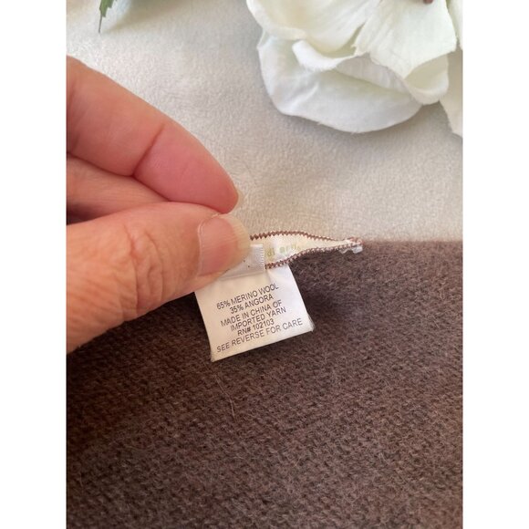 Rare Mint Women Wool Cashmere Knit Sweater Top Details & Ribbed Hem Y2K - Picture 7 of 13